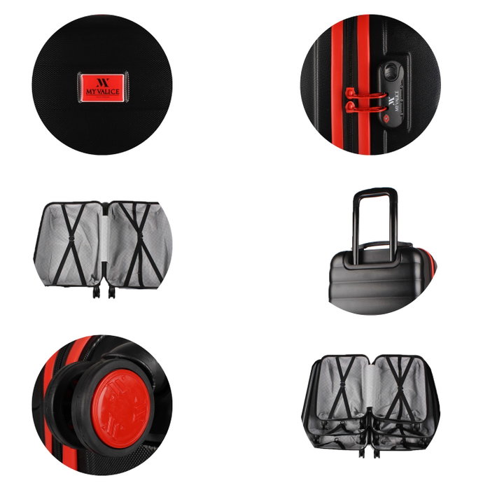 Zoozie Bags Maleta Premium Mediana Negra